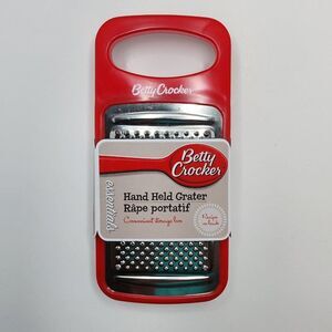 Betty Crocker Hand Held Grater | Zester | With Attached Storage Box | NEW